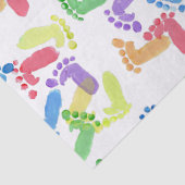 ベビーステップ、ベビー足、色のベビー機器シンボル 薄葉紙 (詳細)