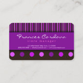 ベビーストアベビーショップベビーブティックビジネスカード 名刺 (裏面)