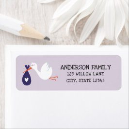 ベビーストーク差出人住所 ラベル