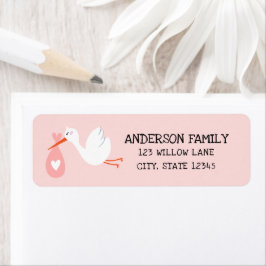 ベビーストーク差出人住所 ラベル