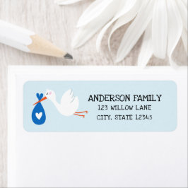 ベビーストーク差出人住所 ラベル