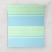 ベビーストーク男の赤ちゃんベビーシャワー プレイスカード (内部開封)