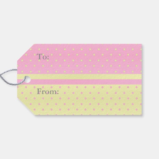 ベビーストーク赤ちゃん女の子ベビーシャワーありがとう ギフトタグ (裏面横)