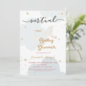 ベビーストーク配信、クラウド仮想ベビーシャワー 招待状 (スタンド正面)