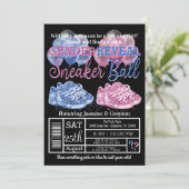 ベビースニーカーSNEAKER BALL GENDER REVEAL 招待状 (スタンド正面)