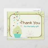 ベビースプリンクルサンキュー男女兼用 ポストカード (正面/裏面)