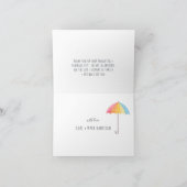 ベビースプリンクル |ベビーシャワーありがとう サンキューカード (内部)