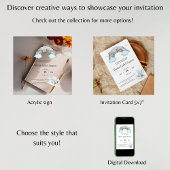 ベビースペインのシャワーピーナッツ男女兼用 アクリル招待状