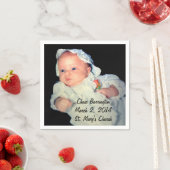 ベビースペシャルの写真に洗礼を施すこと スタンダードカクテルナプキン (インサイチュ)