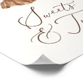 ベビースポーツガールベビーシャワースイーツ&スイーツ ポスター (角)