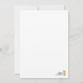 ベビースポーツファンオールスターベビーシャワー招待状 招待状 (裏面)