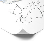 ベビースポーツボーイベビーシャワー菓子とお菓子 ポスター (角)