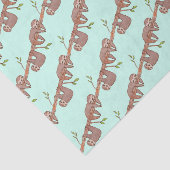 ベビースロぶら下がったスのツリーパターン 薄葉紙 (詳細)