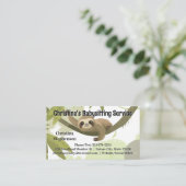 ベビースロッスベビーシッター保育園 名刺 (スタンド正面)