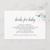 ベビースワ葉ーのBoho Eucalyptus Books エンクロージャーカード (正面)