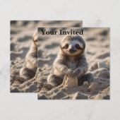 ベビースース建物サンドキャッスル 招待状 (正面/裏面)