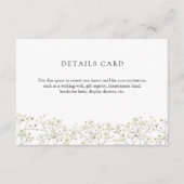 ベビーズブレスの詳細カード エンクロージャーカード (正面)