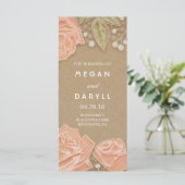 ベビーズブレスアンドピンクローズ結婚式 プログラム (スタンド正面)