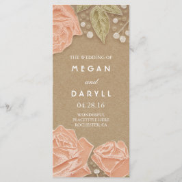 ベビーズブレスアンドピンクローズ結婚式 プログラム