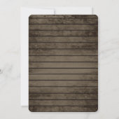 ベビーズブレスアンドラベンダー素朴ブライダルシャワー 招待状 (裏面)