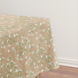 ベビーズブレスウォーターカラーバプテスマ結婚ス テーブルクロス