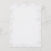 ベビーズブレスエレガントな結婚式詳細 エンクロージャーカード (裏面)