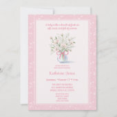 ベビーズブレスグリッターベビーシャワー 招待状 (正面)