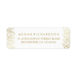 ベビーズブレスゴールド結婚フォイル ラベル