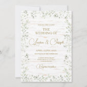 ベビーズブレスジプソフィラ結婚式招待状 招待状 (正面)