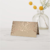 ベビーズブレスバラゴールドフォイル結婚エフェクト プレイスカード (裏面)