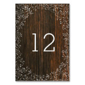 ベビーズブレスバーンウッドテーブル番号 テーブルナンバー (裏面)