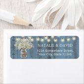 ベビーズブレスフローラジャール素朴ダスティブルー結婚ズ ラベル (インサイチュ)