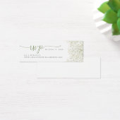 ベビーズブレスミニマルフローラブライダルシャワーRSVP (デスク)