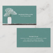 ベビーズブレスメイソンのジャー素朴ビジネスカード 名刺 (正面/裏面)