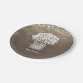 ベビーズブレスメイソンのジャー素朴ル結婚ラップ ペーパープレート (アングル)