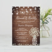 ベビーズブレスメイソンジャールブ素朴ランチ&バブリー 招待状 (スタンド正面)