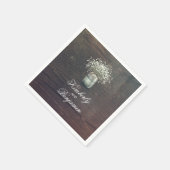 ベビーズブレスメイソン素朴ジャカントリー スタンダードカクテルナプキン (角)