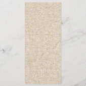 ベビーズブレスメイソン素朴ジャー結婚ズのメニュー メニュー (裏面)