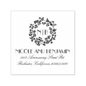 ベビーズブレスリースモノグラムフローラ セルフインキングスタンプ (デザイン)