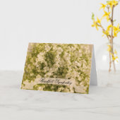 ベビーズブレス悔やみや弔慰 カード (黄色い花)