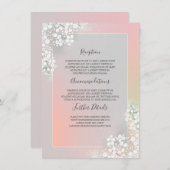 ベビーズブレス結婚ズ詳細情報ゲスト エンクロージャーカード (正面/裏面)