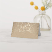 ベビーズブレス結婚金ゴールド プレイスカード (裏面)