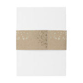 ベビーズブレス金ゴールドクラフト結婚ズ 招待状ベリーバンド (裏面例)