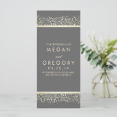 ベビーズブレス金ゴールドフローラ結婚式 プログラム (スタンド正面)