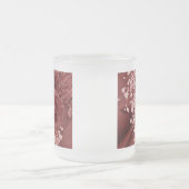 ベビーズブレス&バラ-さくらんぼ フロストグラスマグカップ (中央)