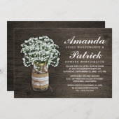 ベビーズブレス バルコニー 結婚式 招待状 (正面/裏面)