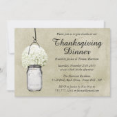 ベビーズブレス&メイスンジャー感謝祭ディナー 招待状 (正面)