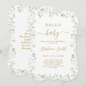 ベビーズ ブレス ベビーシャワー 招待状 (正面/裏面)