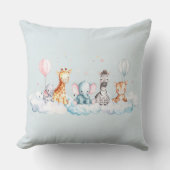 ベビーゼブラと彼の友人 クッション (正面)