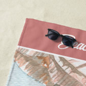 ベビーゼブラパーソナライズされたビーチ毛布 ビーチタオル (インサイチュ)